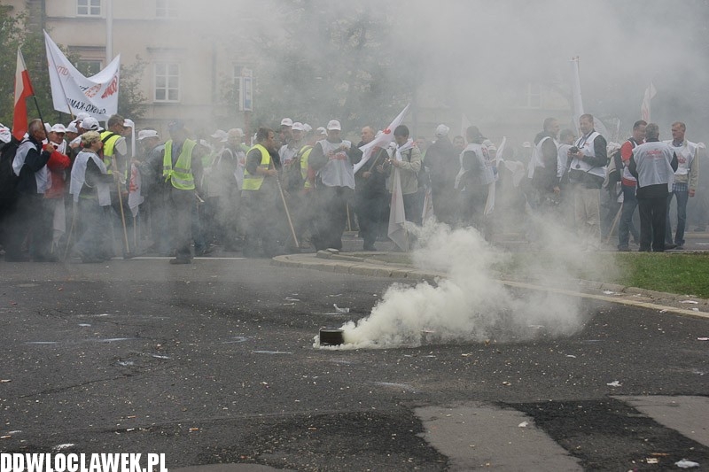 Włocławianie protestowali w Warszawie część II