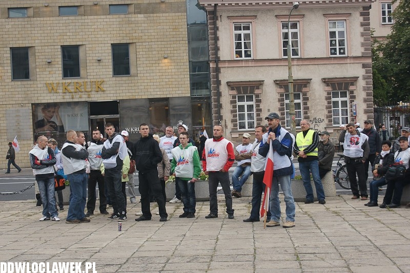 Włocławianie protestowali w Warszawie część II