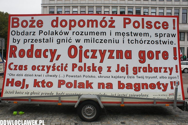 Włocławianie protestowali w Warszawie część II