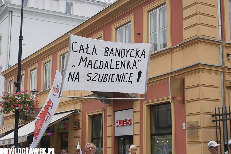 Włocławianie protestowali w Warszawie część II