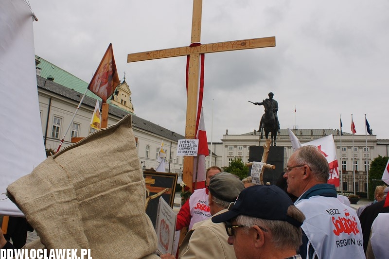 Włocławianie protestowali w Warszawie część II