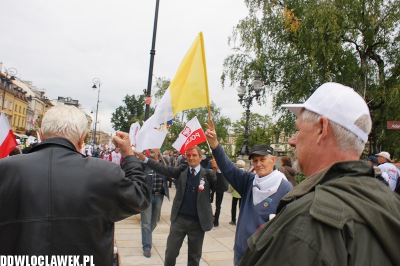 Włocławianie protestowali w Warszawie część II