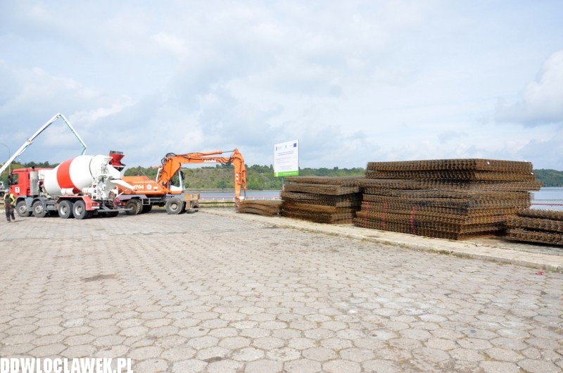 Trwa remont zapory wodnej we Włocławku