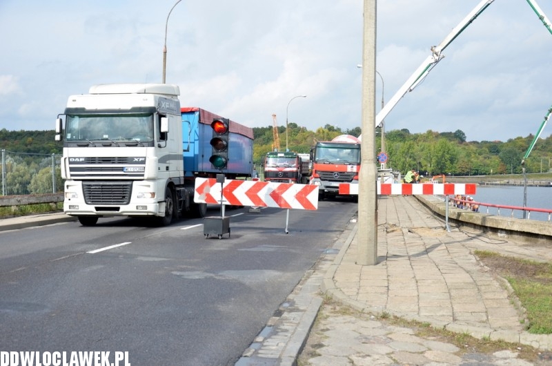 Trwa remont zapory wodnej we Włocławku