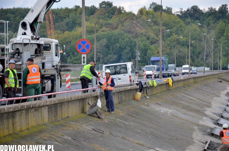 Trwa remont zapory wodnej we Włocławku