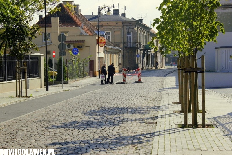 Wyrwa na ul. Tumskiej