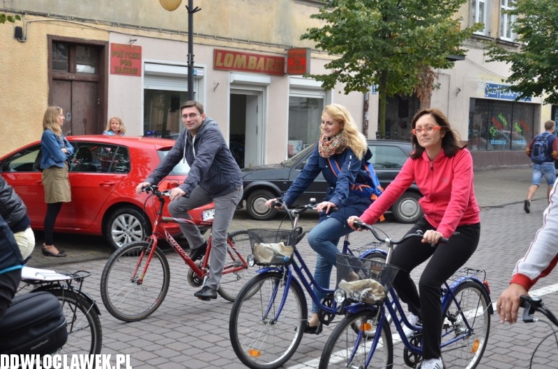 Masa krytyczna na ulicach Włocławka