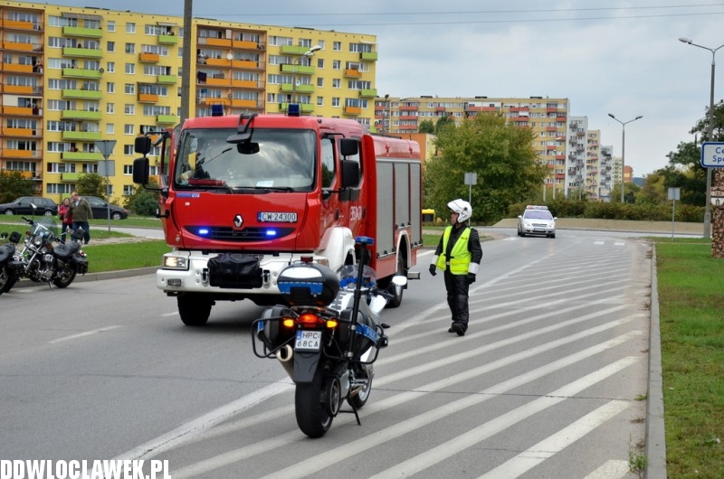 Wypadek na rondzie Falbanka - symulacja