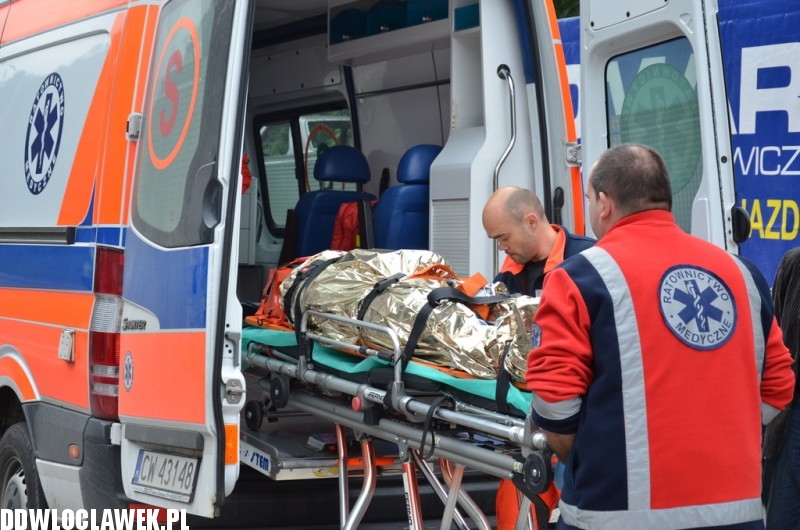 Wypadek na rondzie Falbanka - symulacja