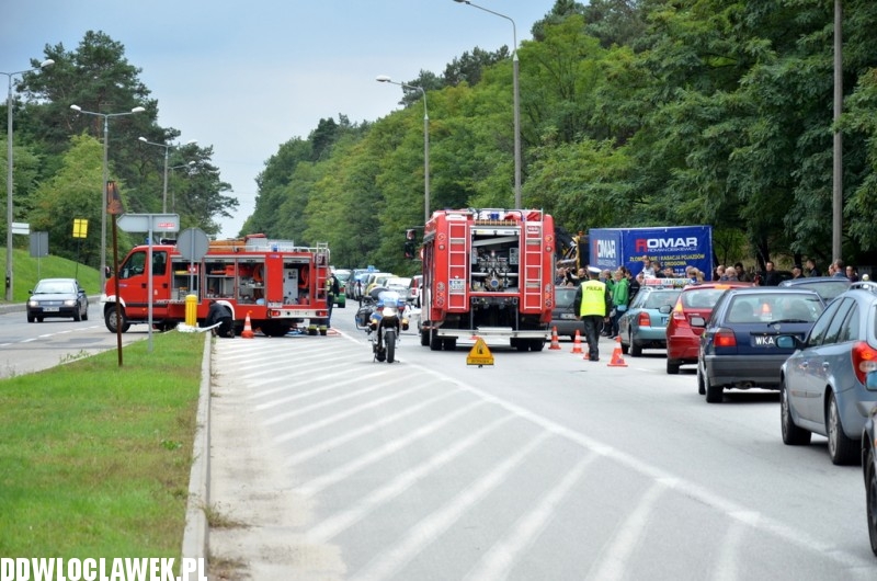 Wypadek na rondzie Falbanka - symulacja