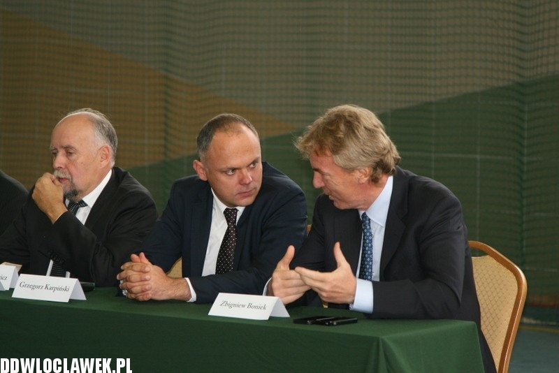 Prezes PZPN, Zbigniew Boniek odwiedził Lipno