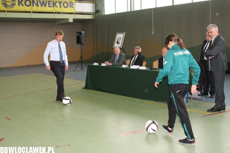 Prezes PZPN, Zbigniew Boniek odwiedził Lipno