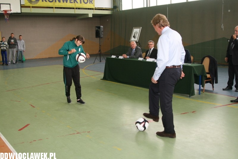 Prezes PZPN, Zbigniew Boniek odwiedził Lipno