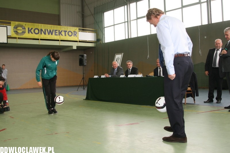 Prezes PZPN, Zbigniew Boniek odwiedził Lipno
