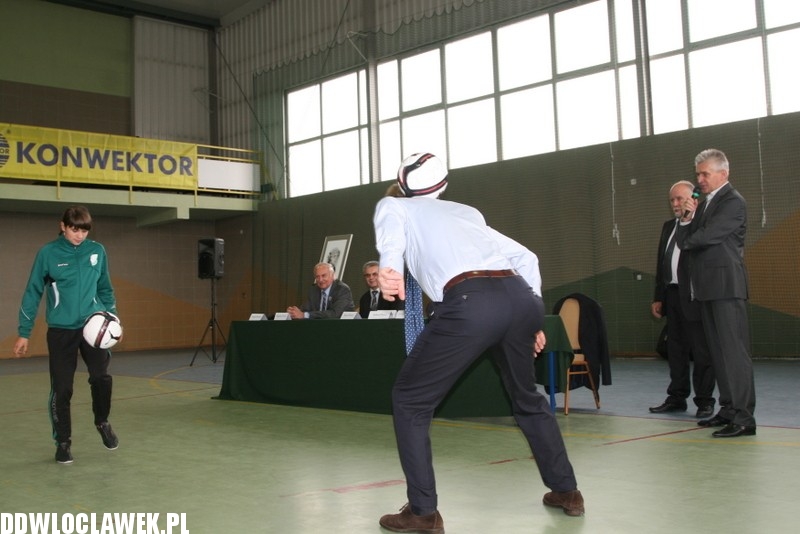 Prezes PZPN, Zbigniew Boniek odwiedził Lipno