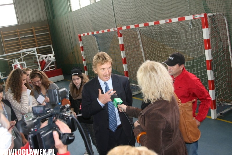 Prezes PZPN, Zbigniew Boniek odwiedził Lipno