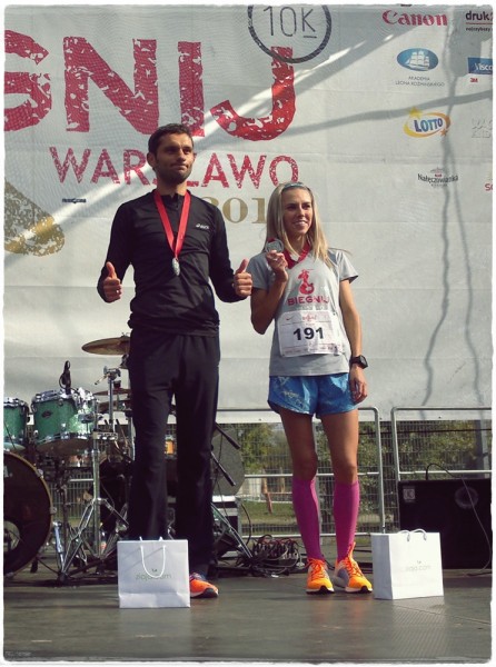 Iwona Lewandowska wygrywa w Warszawie