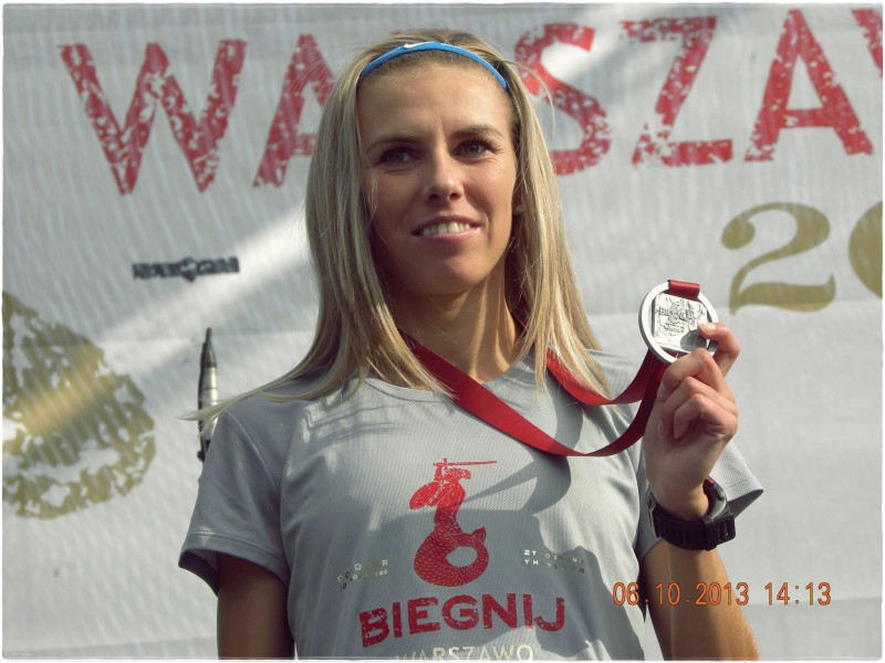 Iwona Lewandowska wygrywa w Warszawie