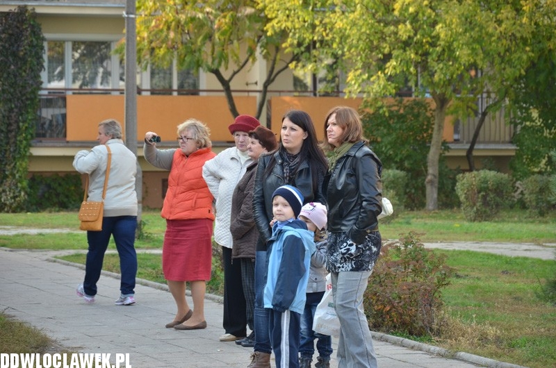Pożar w bloku przy ul. Dziewińskiej