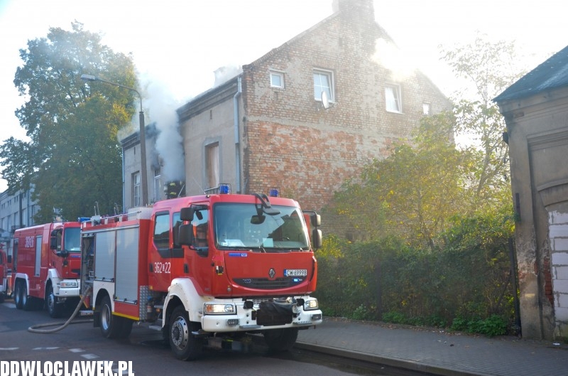 Pożar w kamienicy przy ul. Chmielnej