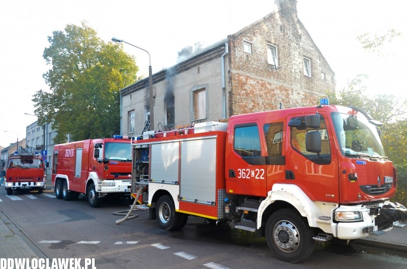 Pożar w kamienicy przy ul. Chmielnej