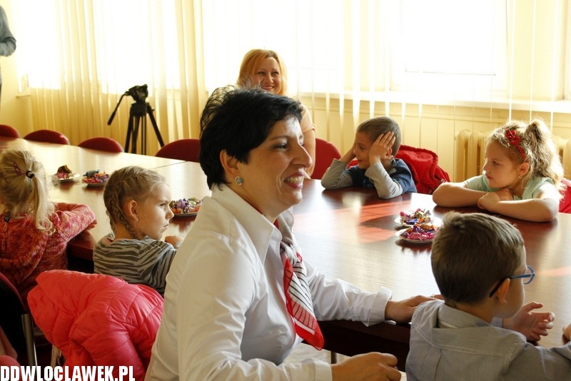 Dzieci z PP nr 9 spotkały się dziś z prezydentem