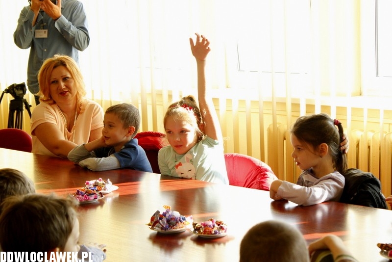 Dzieci z PP nr 9 spotkały się dziś z prezydentem