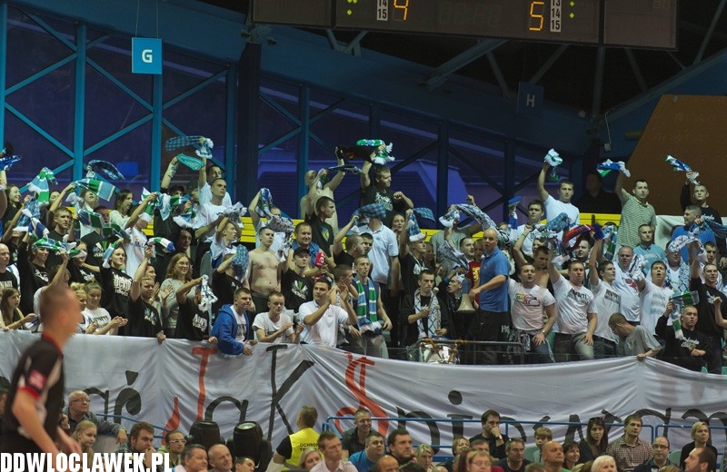 Kibice podczas meczu Śląska z Anwilem