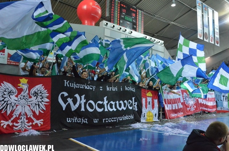 Kibice podczas meczu Anwilu z Asseco