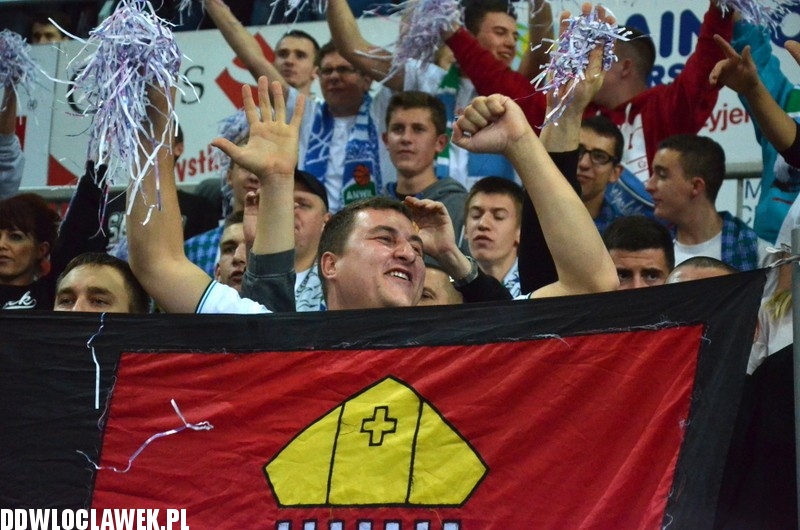 Kibice podczas meczu Anwilu z Asseco