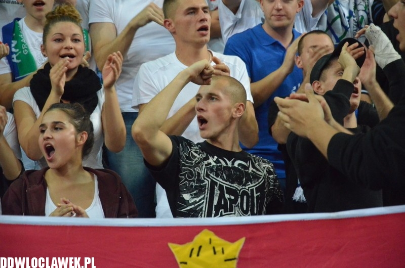 Kibice podczas meczu Anwilu z Asseco