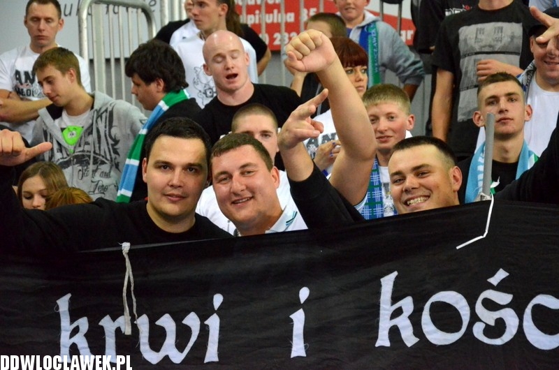 Kibice podczas meczu Anwilu z Asseco