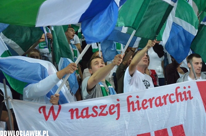 Kibice podczas meczu Anwilu z Asseco