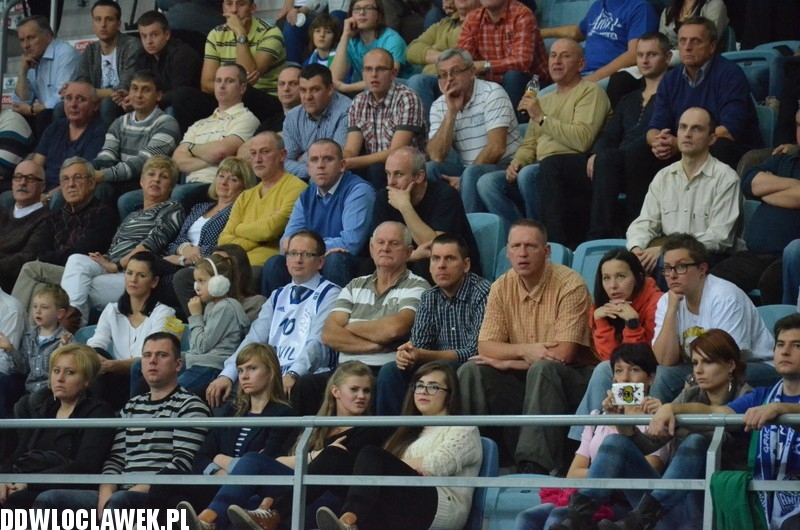 Kibice podczas meczu Anwilu z Asseco