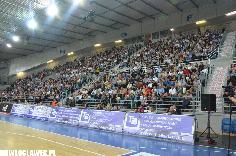 Kibice podczas meczu Anwilu z Asseco