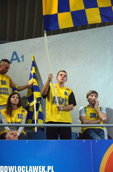 Kibice podczas meczu Anwilu z Asseco