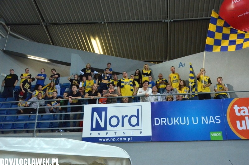 Kibice podczas meczu Anwilu z Asseco
