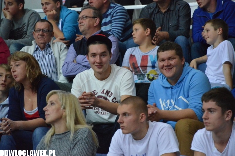 Kibice podczas meczu Anwilu z Asseco