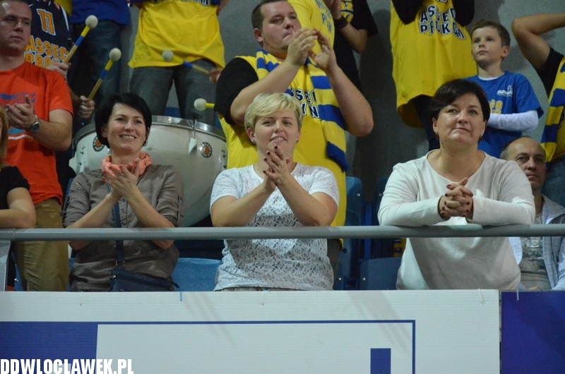 Kibice podczas meczu Anwilu z Asseco