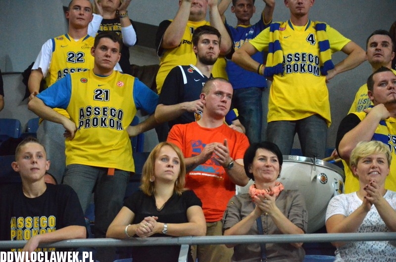 Kibice podczas meczu Anwilu z Asseco