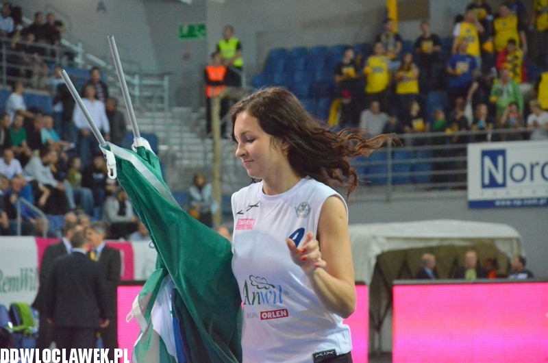 Cheerleaderki Anwilu podczas meczu z Asseco