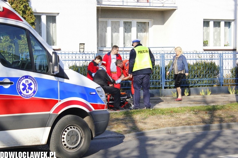 Kolejny wypadek z udziałem motocyklisty