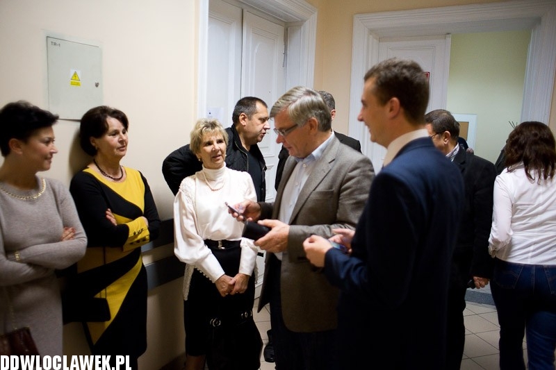 Wieczór referendalny w siedzibie SLD