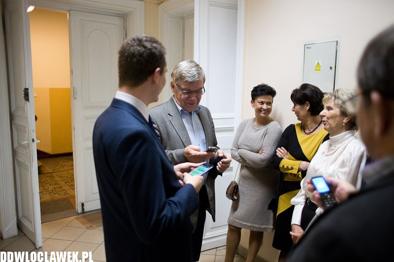 Wieczór referendalny w siedzibie SLD
