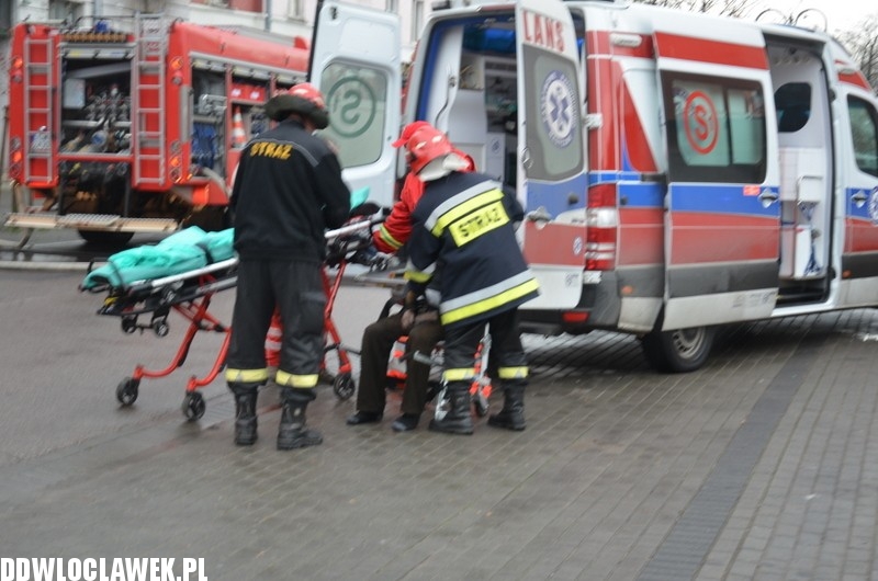 Pożar w centrum Włocławka!