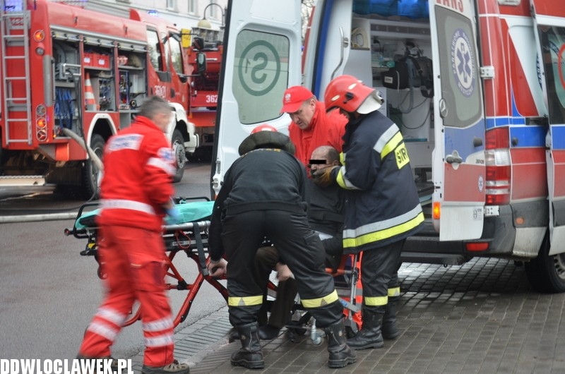 Pożar w centrum Włocławka!