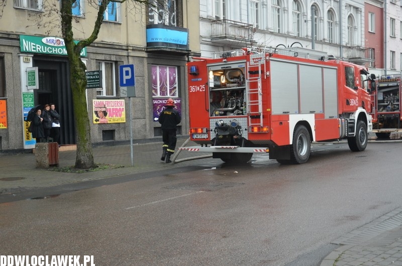 Pożar w centrum Włocławka!