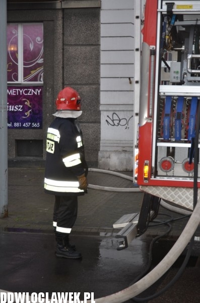 Pożar w centrum Włocławka!