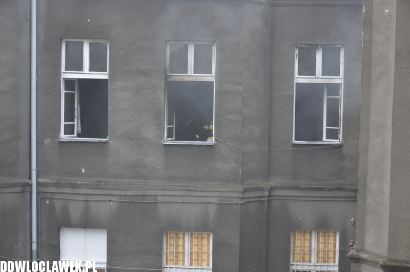 Pożar w centrum Włocławka!