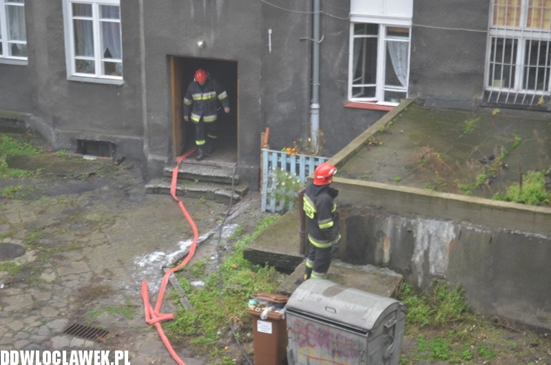 Pożar w centrum Włocławka!
